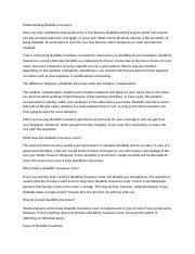 Understanding Disability Insurance 的图像结果