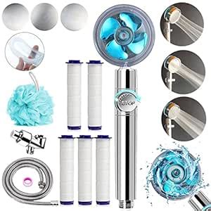 Hydro Jet Shower Head Upgrade High Pressure Turbocharged Shower Head ...