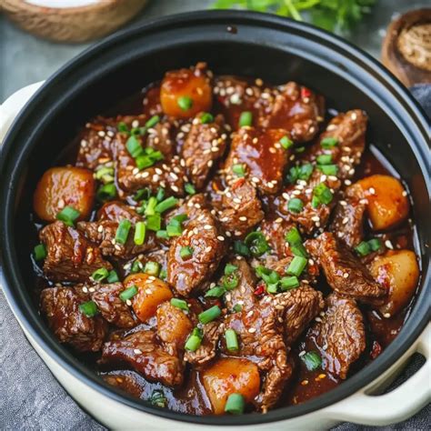 Easy Slow Cooker Korean Beef Recipe