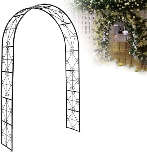 Buy ANQIDI Metal Garden Arch Decor Pergola Arbor for Various Climbing ...