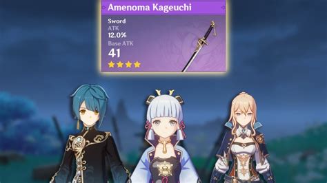 Genshin Impact Amenoma Kageuchi Best Characters & How To Get