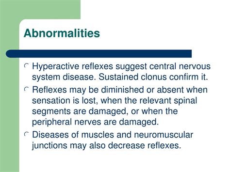 Hyperactive Reflexes 的图像结果