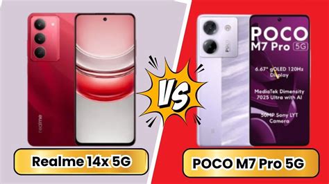 Realme 14x 5G vs Poco M7 Pro 5G: 15000 টাকার কম দামে রিয়েলমি নাকি পোকো ...
