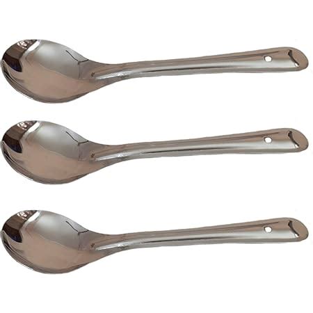 Buy KAY ESS Stainless Steel Serving Spoon ladles - Set of 3 Online at ...