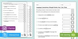 Year 5 Naplan-Style Language Conventions Test 3 Digital Form