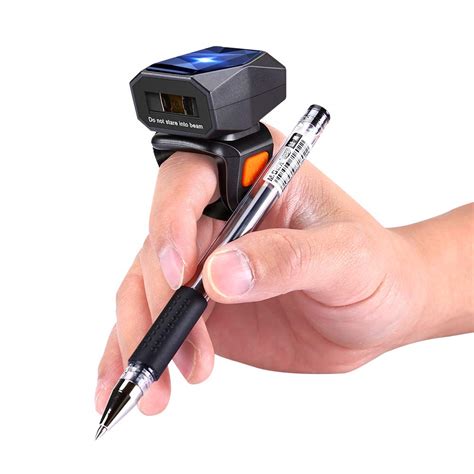 Eyoyo 1D Bluetooth Wearable Ring Barcode Scanner, Portable Mini Finger ...