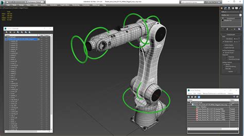 Robot Arm Kuka R1100 White Rigged for Maya 3D | 3D Molier International