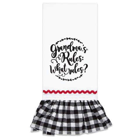 Buy Brownlow Gifts Farmhouse Tea Towel, Grandma's Rules Online at Low ...
