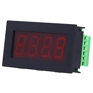 PLC Display, 4 Digit DC 5‑36V Serial Port Digital LED Panel Meter ...