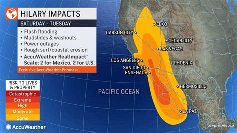 Southern California storm map: Track where the rain from Hurricane ...