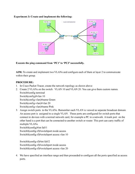 Task 3 and 4 - ssssssssssssss - Experiment 3: Create and implement the ...