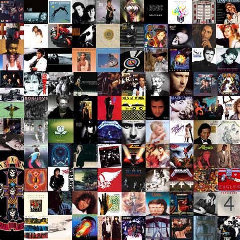 80s Music Posters - 80's Album Prints 100 High Res Images - Instant ...