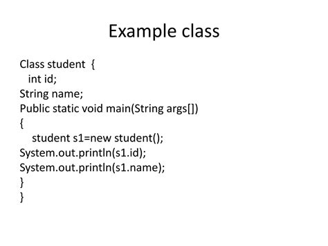Image result for Basic of Class Objects in Java