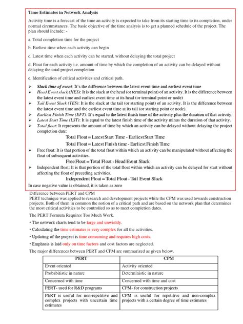 Image result for Critical Path Method PDF