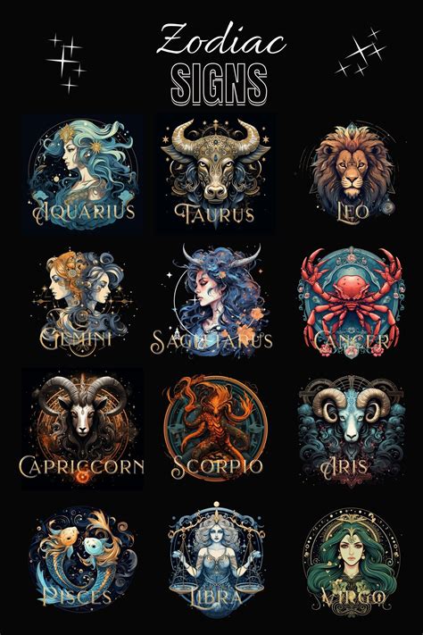 Celestial Signs Wall Art: Cosmic Decor in 2025 | Zodiac sign designs ...