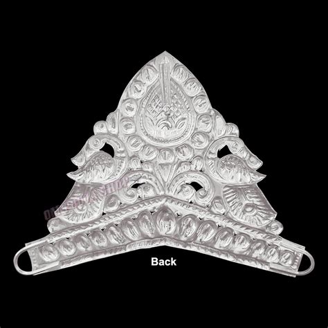 Crown in Pure Silver for Hindu God & Goddess purchase online