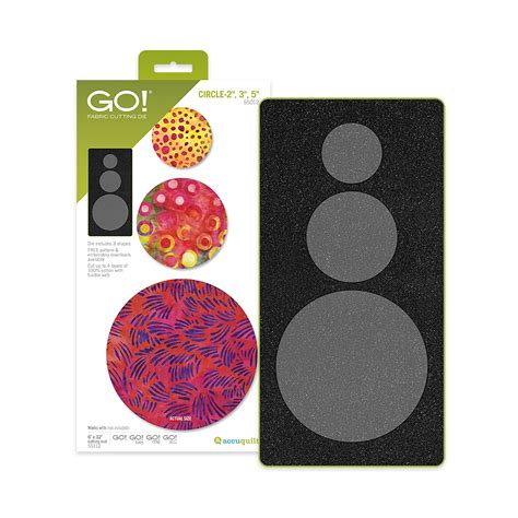 Accuquilt GO! Circle - 2", 3", 5" Die