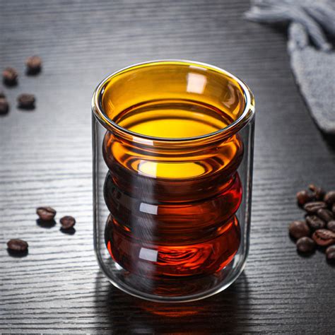 Transparent Layered Donut Glass Set Of 2 400ml Online - Premium Tumbler ...