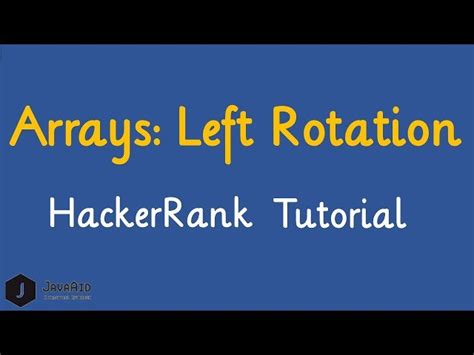 Image result for Left Rotation HackerRank Solution C