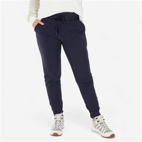Women’s warm water-repellent hiking trousers NH500 - Blue