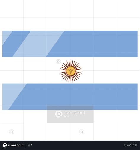 Argentina National Country Flag Flag Animated Icon download in JSON, LOTTIE or MP4 format