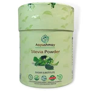 Buy Aayushmay Stevia Powder 100% Natural Zero Calorie Sweetener | Zero ...