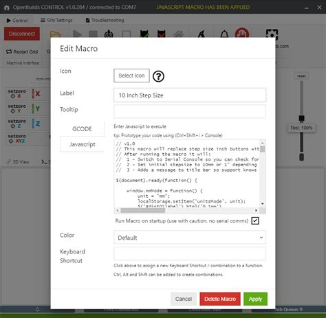 Image result for OpenBuilds Jog Speed
