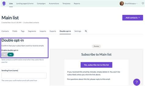 Double Opt-In Email List 的图像结果