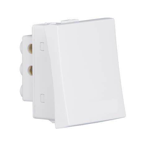 Crabtree Athena Classic 20 A One Way DP Switch 1 M Chalk White Switch ...