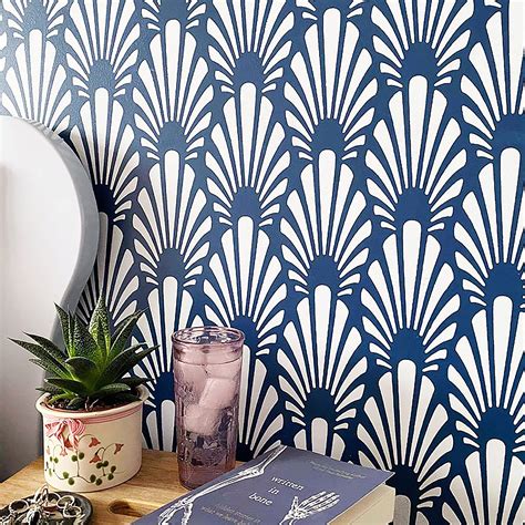 Stencilit Art Deco Wall Stencil For Painting Large Size 24 | Desertcart ...