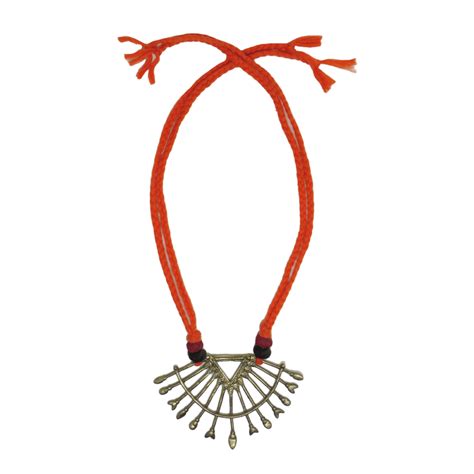 Dokra Handcrafted brass pendant — TVAMI