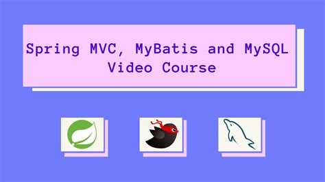 Spring MVC and MyBatis/iBatis Database Application - B2 Tech
