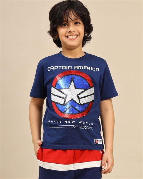 Captain America: Brave New World Regular Fit Tshirt Boys – Kidsville