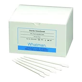 Whatman WB100035 Omni Swab Pack Buccal Swab Sterile (Pack of 100 ...