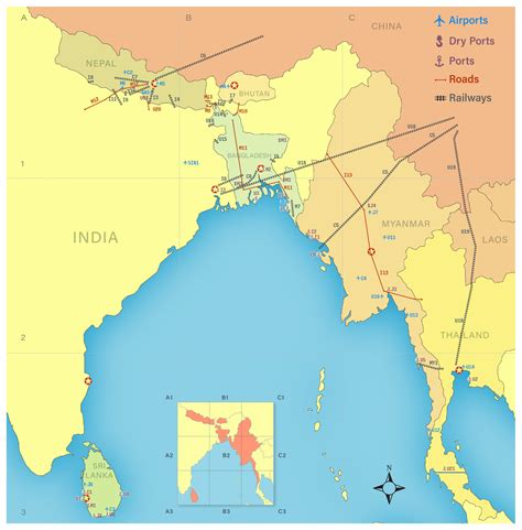 Bay Of Bengal Map