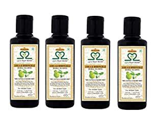 Buy Hair Shampoo - Herbal - Amla & Bhringraj Shampoo - Combo Pack of 4 ...