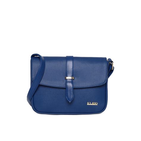 Buy KLEIO Striped Stylish White Sling Bag (HO8016KL-RB) Online