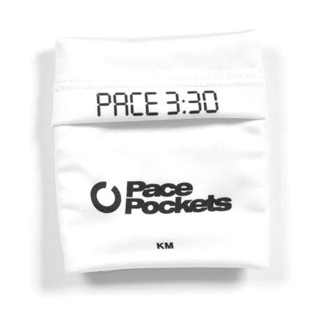 Marathon Pace Pocket wristband (kilometres) - Runners.Gifts