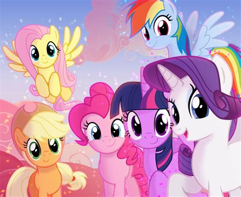 Mlp Mane 6 Wallpaper Hd Mane 6 Png Images | PNGWing