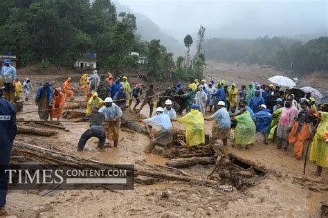 Landslide News Photo Landslides in Wayanad, Southern Ke...