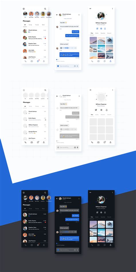Image result for Messenger UI Android vs iOS