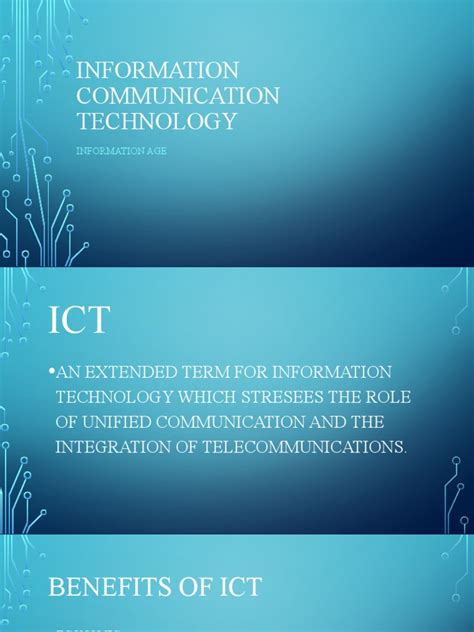 Define Information Communication Technology 的图像结果