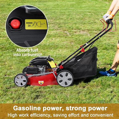 Curfair Self Propelled Gas Lawn Mower, 141cc Gas Walk Behind India | Ubuy