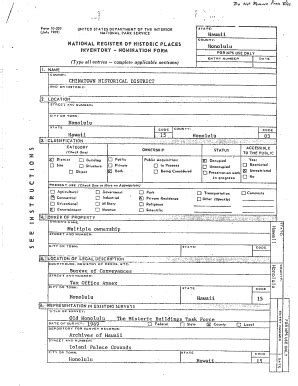 Fillable Online NRHP Nomination Form Chinatown Historical District ...