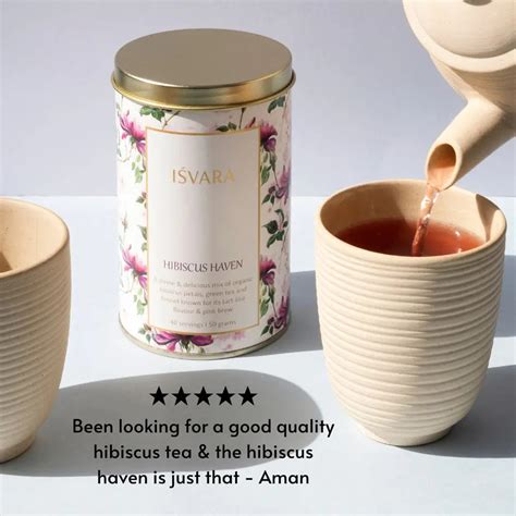Hibiscus Haven ~ Hibiscus green tea - IŚVARA