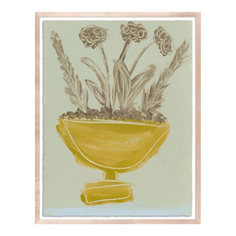 Laie Floral Study I by Haley Mathewes in Maple Frame, Small Art Print ...