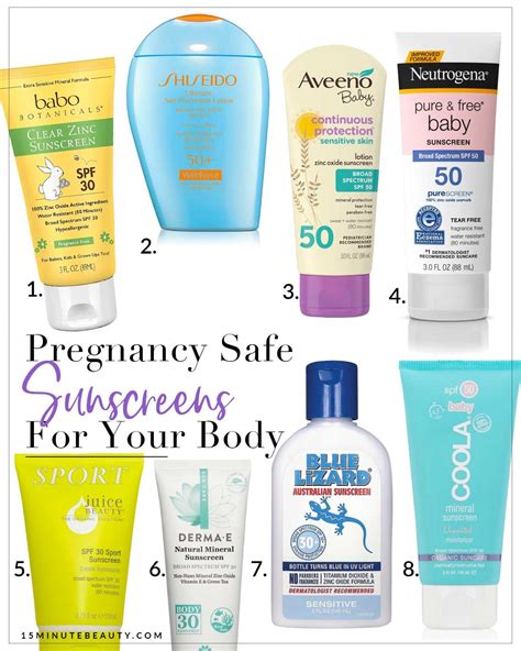 Sunscreens Pregnancy Safe at Christopher Bryant blog