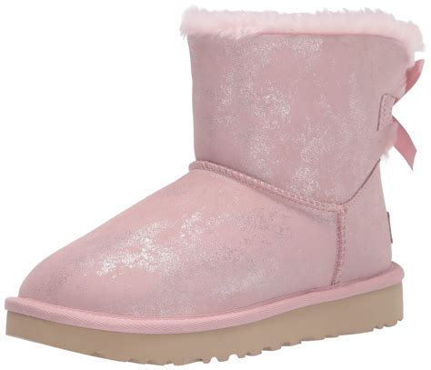 Pink Uggs With A Bow On The Side