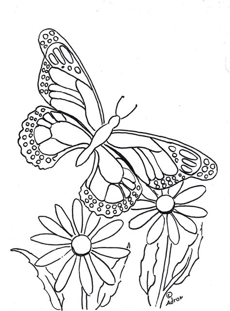 Butterfly Coloring Sheet