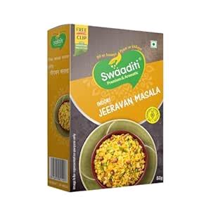 Swaaditi Indori jeeravan Masala 50gm | Natural | Pure | No Added Color ...